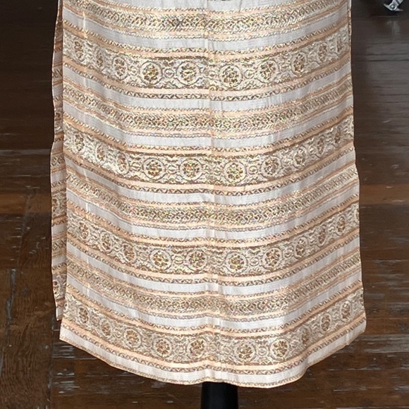 Custom made gold and metallic gold thread tunic top - Picture 11 of 11